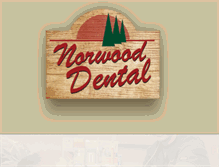 Tablet Screenshot of norwood-dental.com